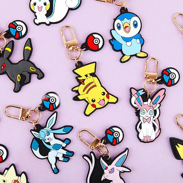 Pokemon Characters Key Chain Ring Bag Charm Random Pack